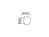 Lago Aplique 1xG9 - FARO - 63503
