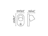 Corb GU10 + USB - FARO