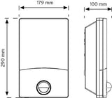 Aplique IP 65 con sensor de movimiento 10201