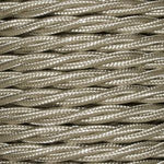 Cable eléctrico trenzado color UNIFORM BROWN de 2 x 0,75 mm de sección.