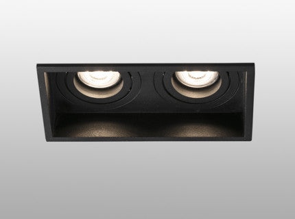 Hyde 2 cuadrado negro - FARO - 40127