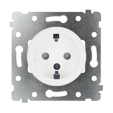 Enchufe SCHUKO blanco - VECTIS