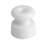 Aislador blanco de porcelana para cable trenzado
