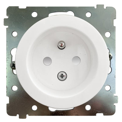 Enchufe 2P + PE blanco - VECTIS