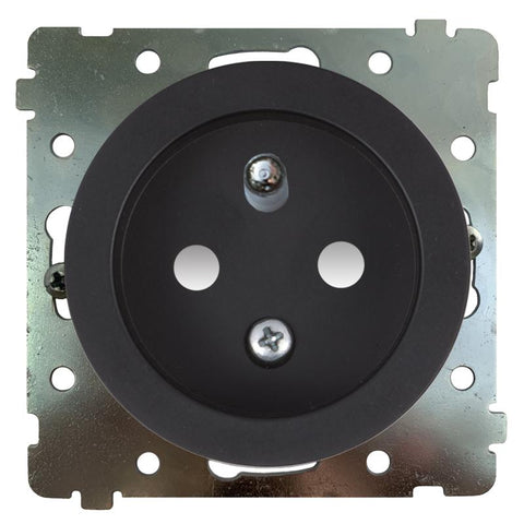 Enchufe 2P + PE negro - VECTIS