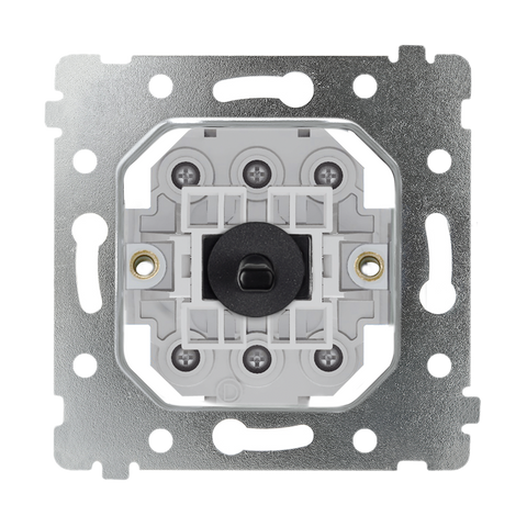 Pulsador simple con manecilla negra - VECTIS