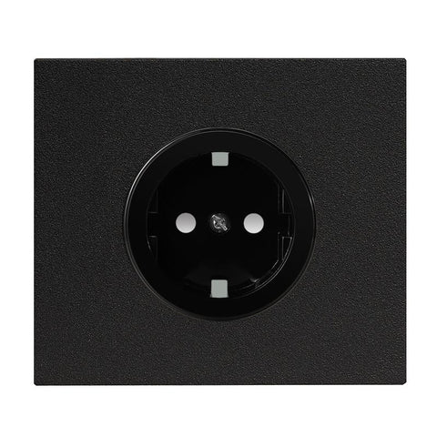 Enchufe SCHUKO negro - VECTIS